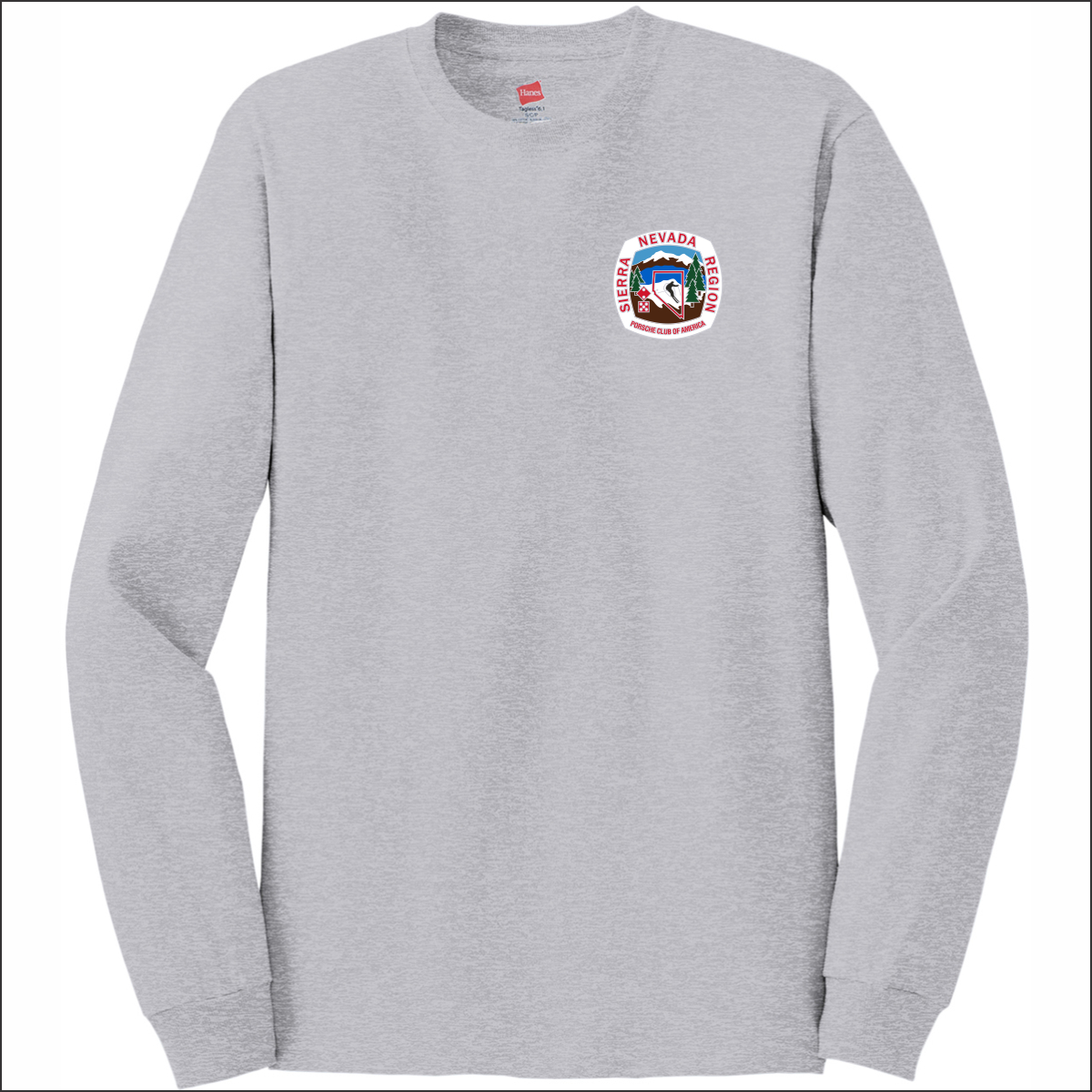 Hanes Men's Authentic 100% Cotton Long Sleeve T-Shirt