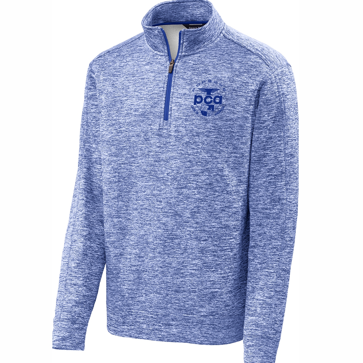 Men's Sport-Tek PosiCharge Electric Heather Fleece 1/4-Zip Pullover ...