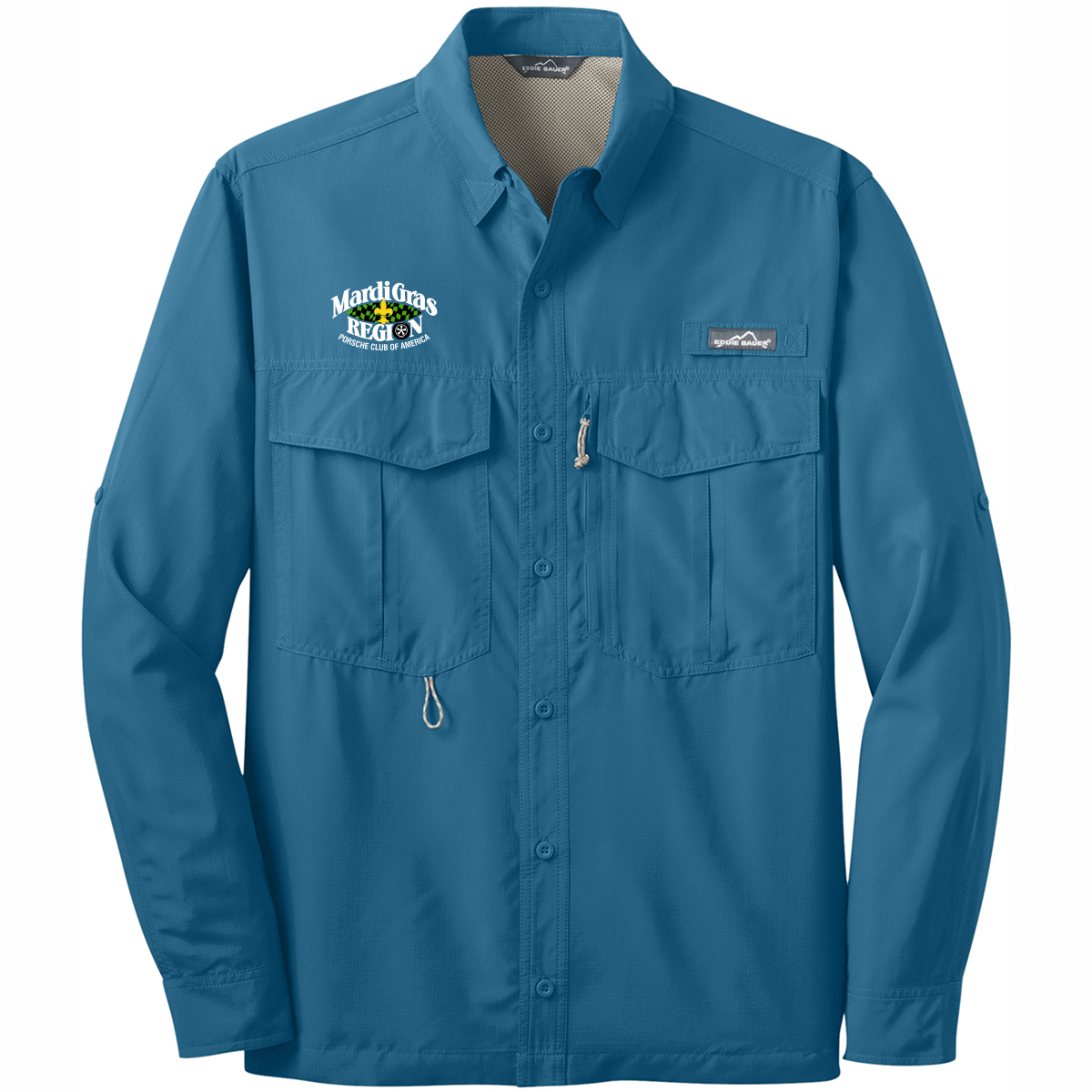Eddie Bauer Long Sleeve Performance Fishing Shirt — Custom Logo USA